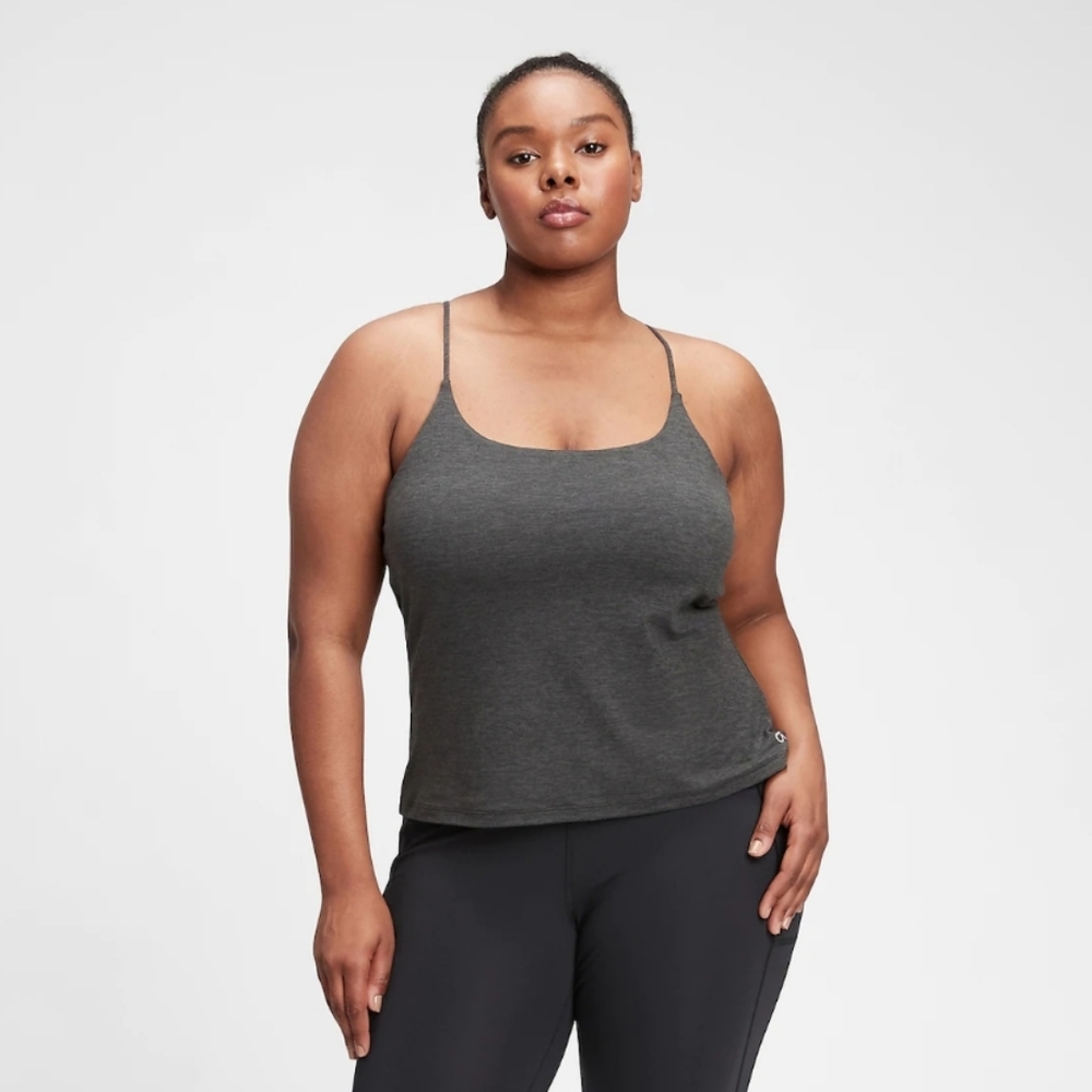 NWT Gap Brushed Tech Jersey Dark Gray XL